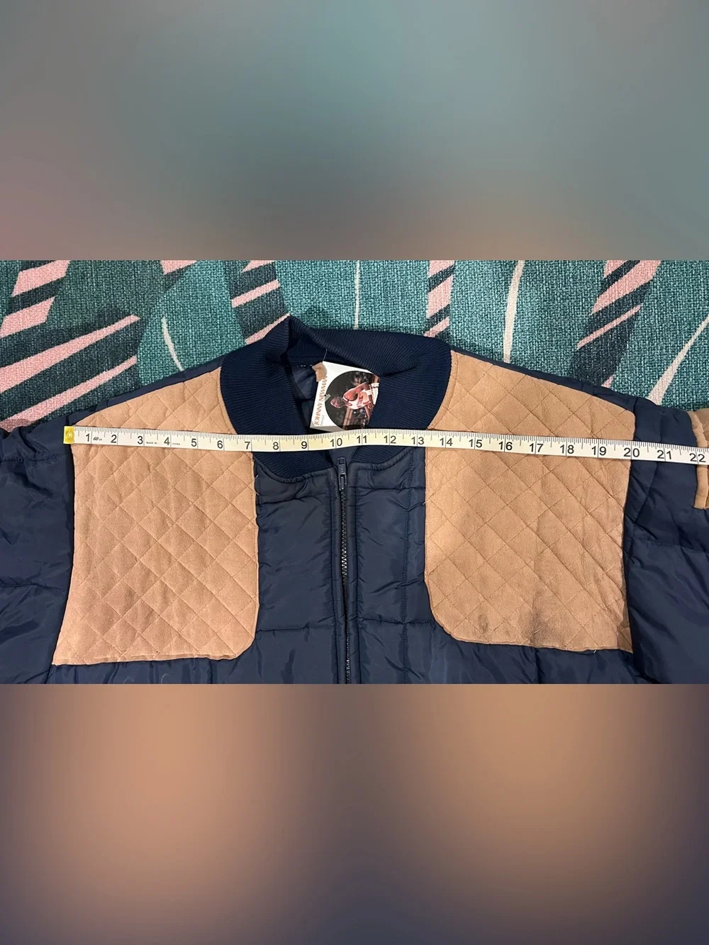 Vintage Bob Allen Gun Club Quilted Dual Zip Puffer Coat Jacket